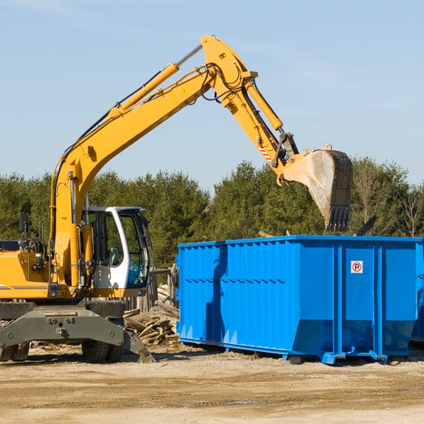 can i choose the location where the residential dumpster will be placed in Mountain Park